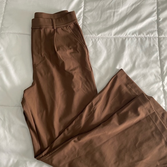 HALARA Tan Wide-Leg Women's Pants Small - Picture 5 of 6